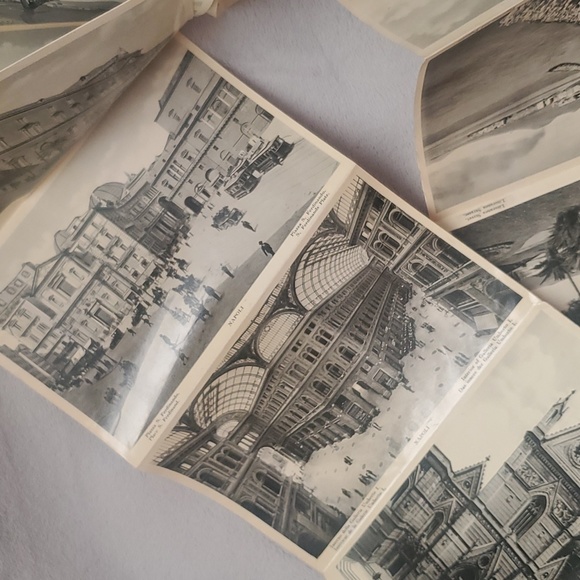 Vintage 1920’s Ricordo Di Napoli Fold-Out Postcard & Map Booklet - Picture 9 of 16
